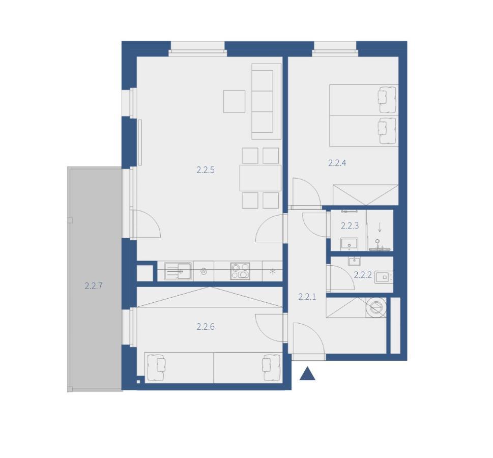 Family 2 Bedroom Ski&Bike Apartment With Terrase ヤンスケー・ラーズニェ エクステリア 写真